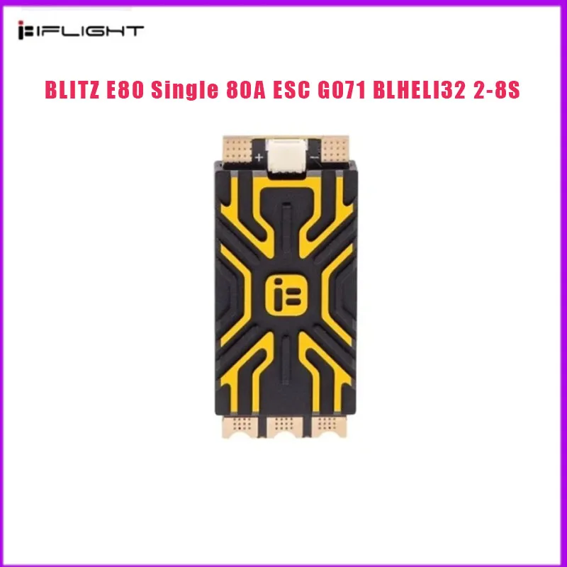 IFlight BLITZ E80 Single 80A ESC G071 BLHELI32 2-8S LIPO for FPV Freestyle X-Class Cinelifter Drones DIY Parts