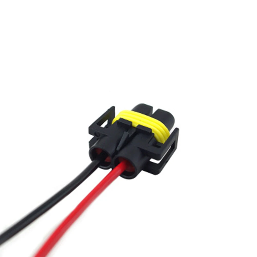 

2pcs Headlight Lamp Holder Socket Wiring Harness Connector For Fog Lights Extension Replacement Heat Resistant Heavy Duty