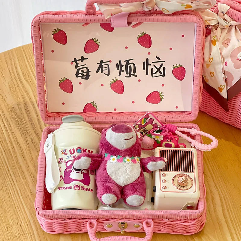

Strawberry Bear Gift Box Berry Worries Series Music Speaker Birthday Gift For Girls Practical Valentine'S Day Gift