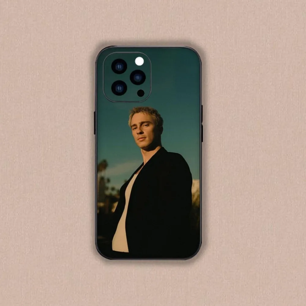 Drew Starkey Actor Phone Case For iPhone Mini 11 12 13 14 15 Plus Pro Max XR XS Black Shell