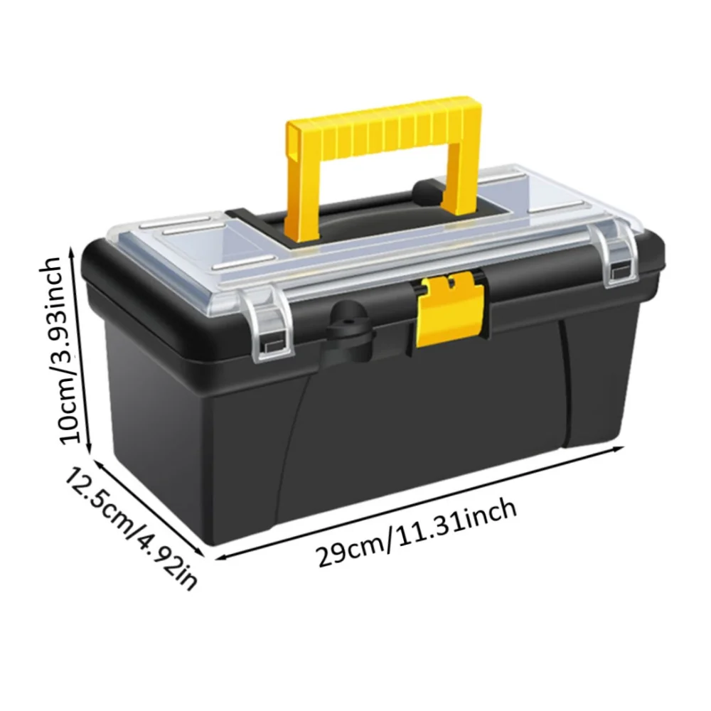 Hardware Tool Box Multifuntional Plastic Storage Tool Box Thick Electrician Repair Hardware Tool Organizer Suitcase for Home Use