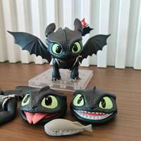 Action Figures 2238 How To Train Your Dragon Toothless Light Model Fury Figure Kit Ornament Toy Action
