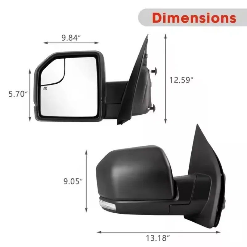 

Factory Hot Selling 2015-2021 for For/d F150 Electric Retractable Universal Car Accessories New Rearview Side Mirror Indicator