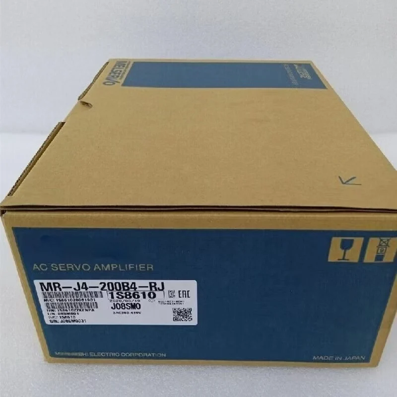 New MR-J4-200B4-RJ AC Servo Amplifier In Box 12 Months Warranty MR J4 200B4 RJ