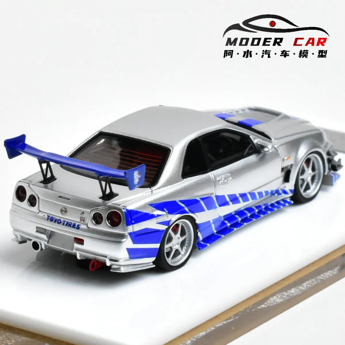 

404 ERROR 1:64 Collection GTR R34 Adults Hobby Resin Diecast Model Car