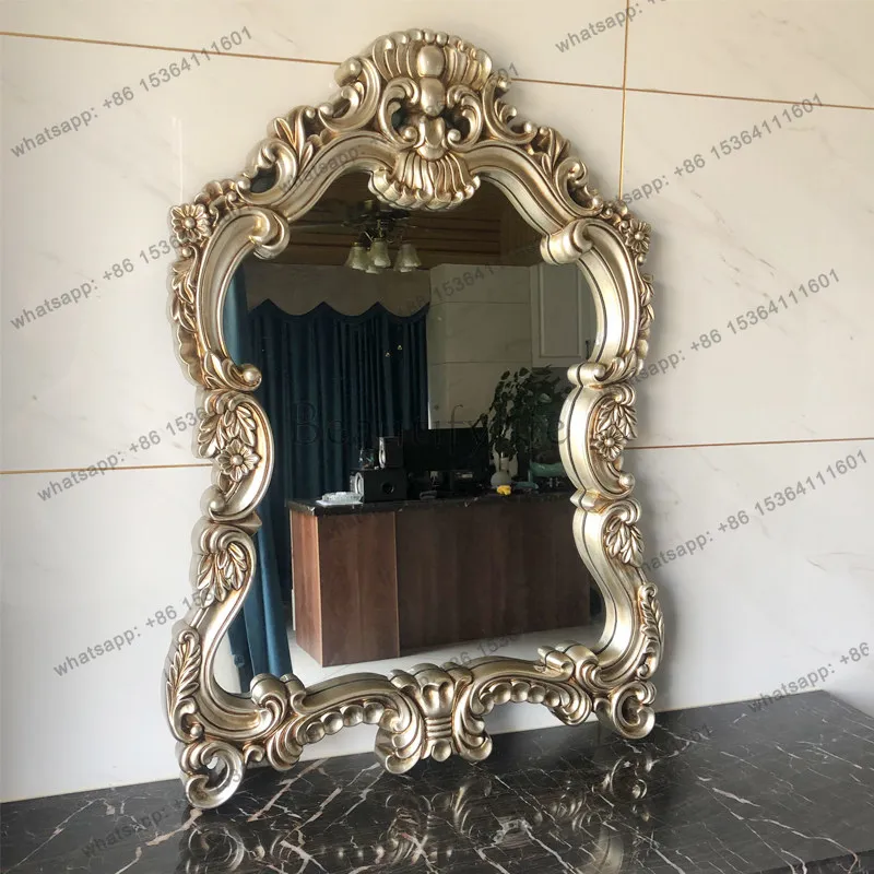 LD Moving Xenomorph Mirror Wall Wall Vanity Girls Bedroom Big Long Luxury Bathroom Mirror Funky Espelhos  Decorations