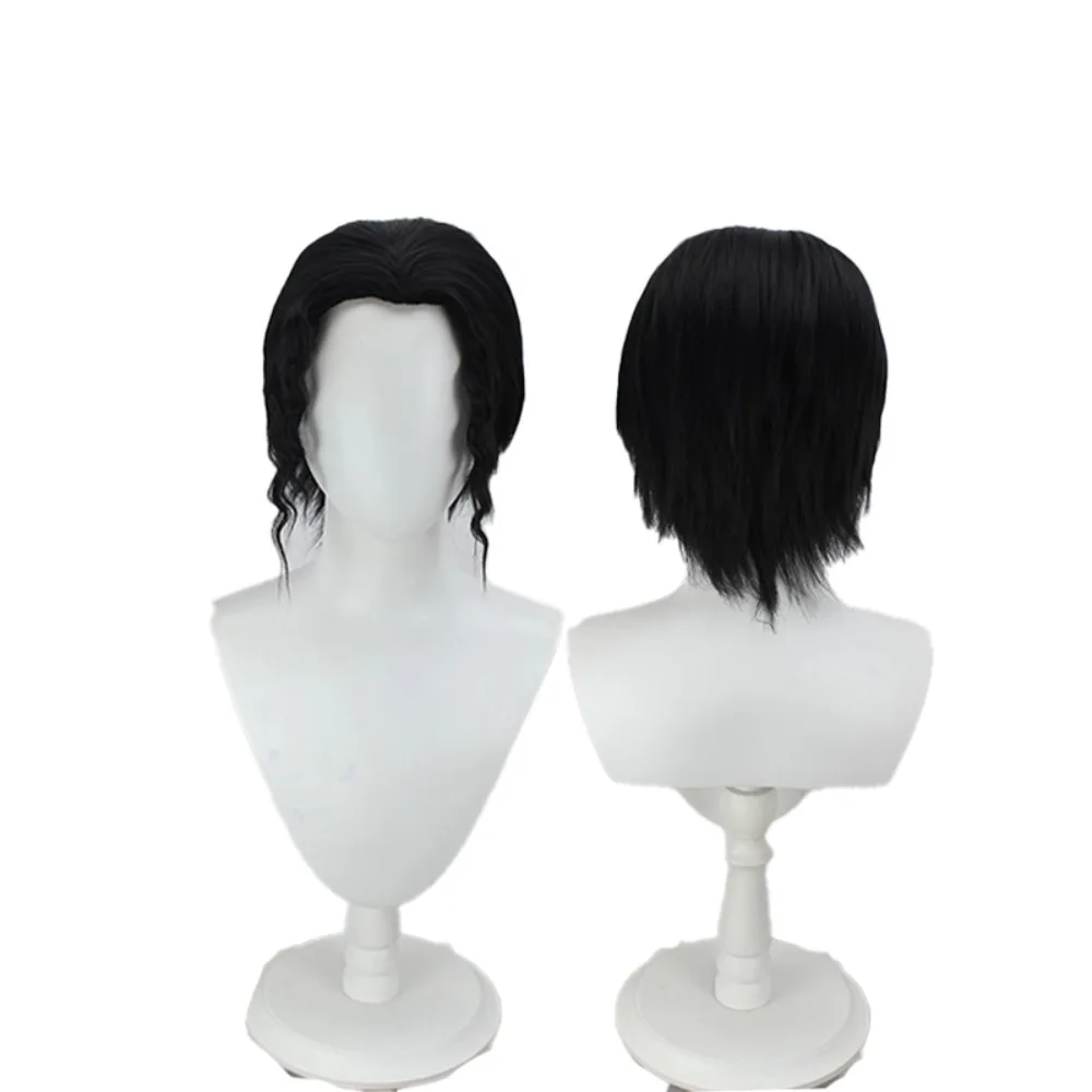 

Demon Slayer Muzan Black Short Hair Wig for Cosplay Halloween