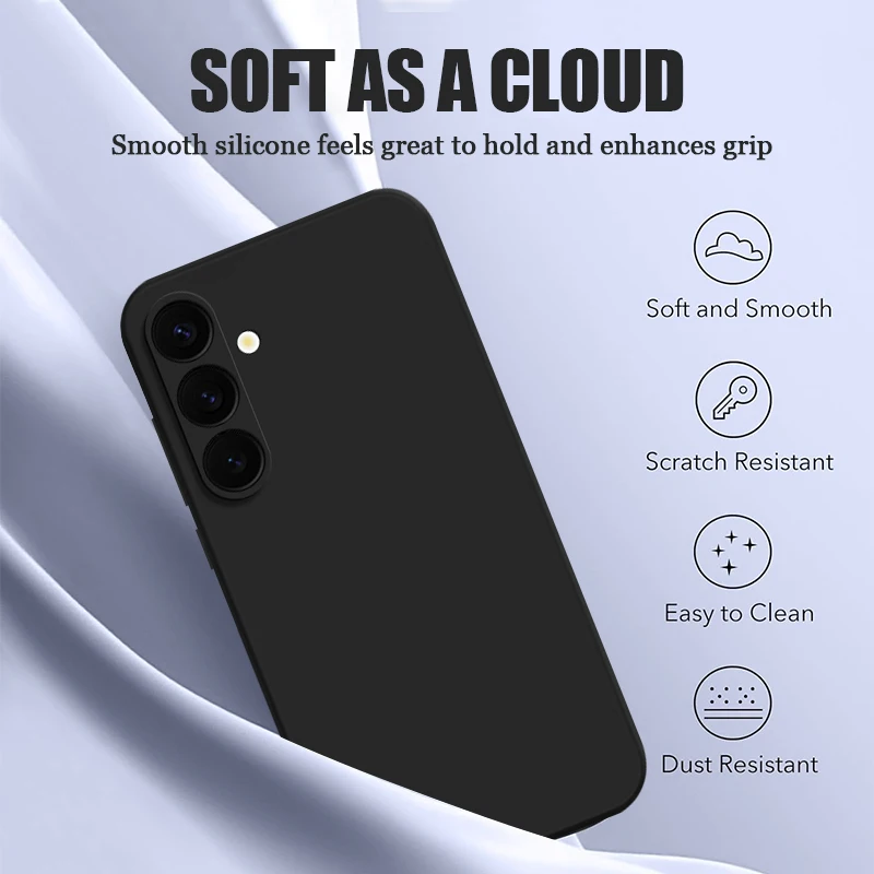 Liquid Silicone Magnetic Case For Samsung Galaxy S24 S23 S22 S21 Ultra S25 Plus S23 S24 S25 FE For Magsafe Wireless Charge Cover