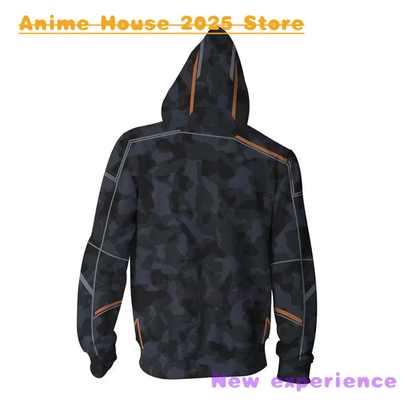 2025 animation costume Tony Stark cosplay costume iron men casual sweatshirt/pants camouflage hoodie jacket