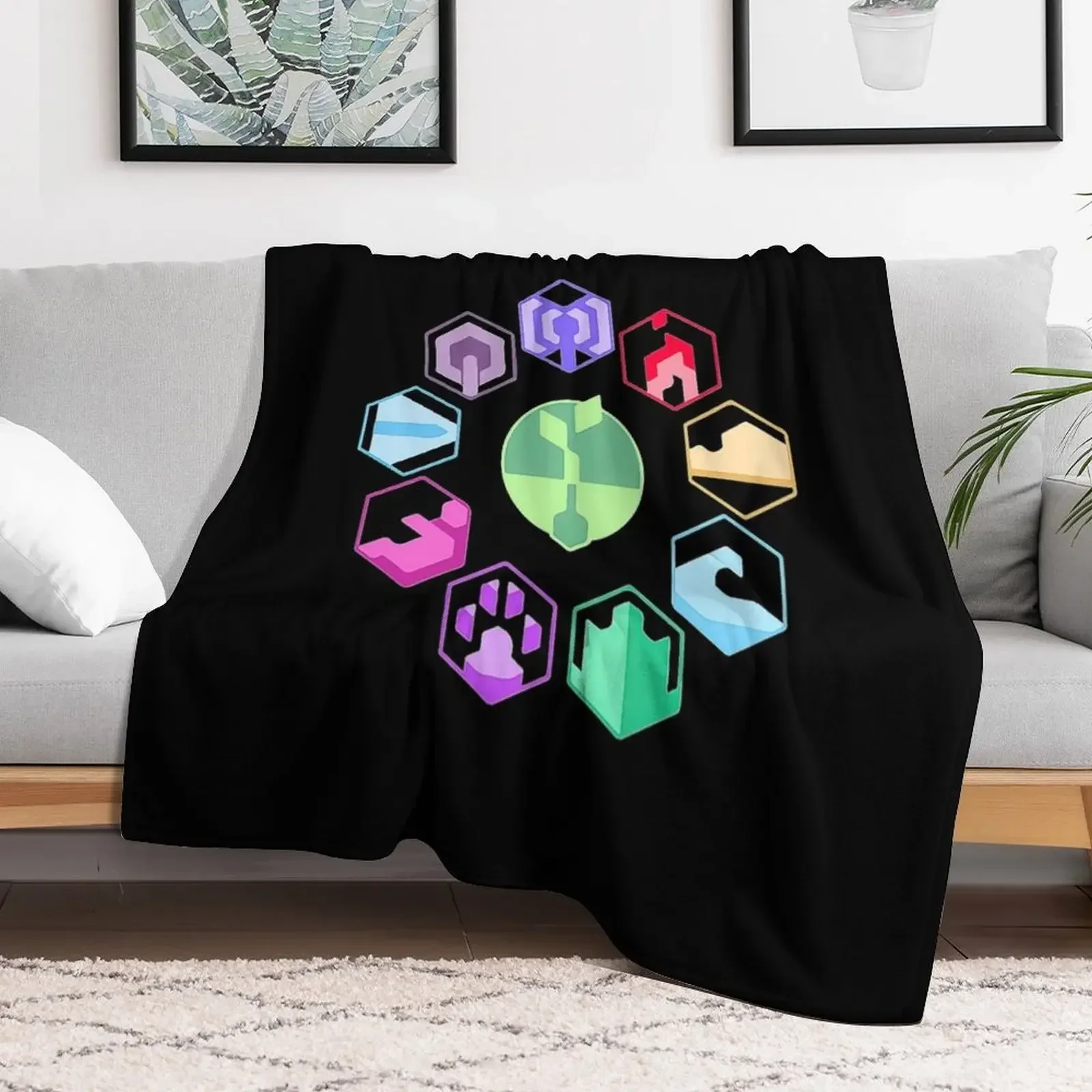 

Horizon Zero Throw Blanket Decorative Throw Plaid on the sofa Blankets