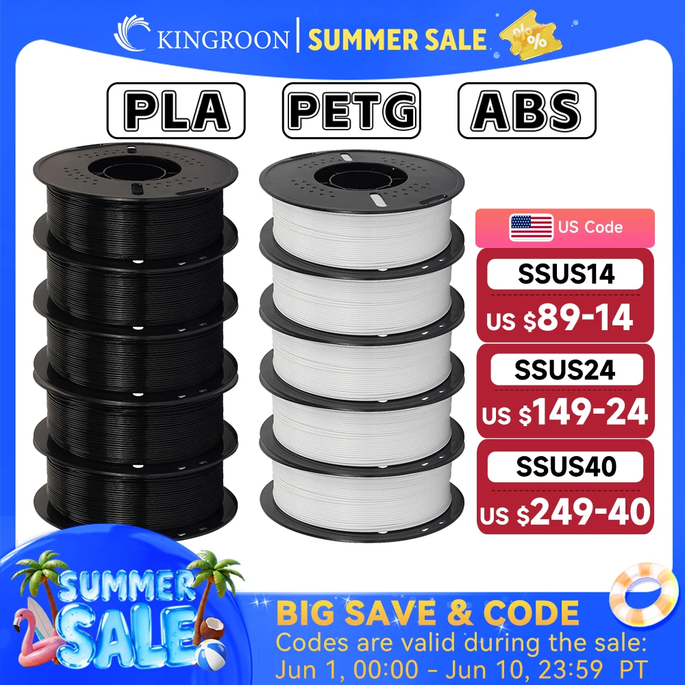 Filament 3D 10KG PLA/ABS/PETG