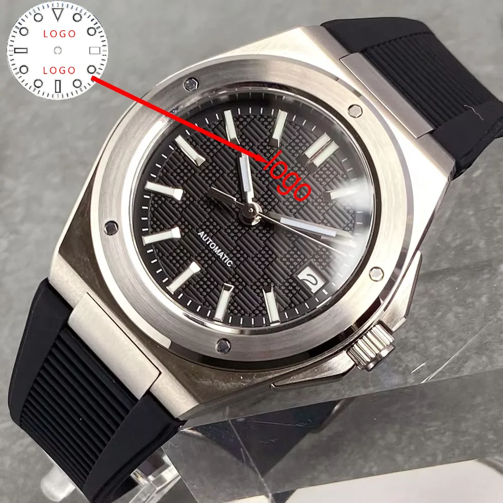 

Tandorio New Black Luxury Business Engineer Style Men's Mechanical Watch Sapphire Glass 100m Waterproof NH35A Automatic Watches