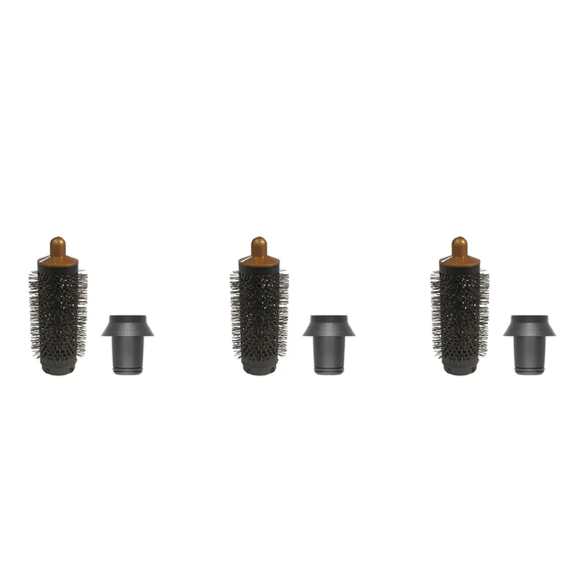 

A01V-3X цилиндрическая расческа и адаптер для Dyson Airwrap Styler/надзвуковые аксессуары для фена, инструмент для завивки волос, золотой и серый