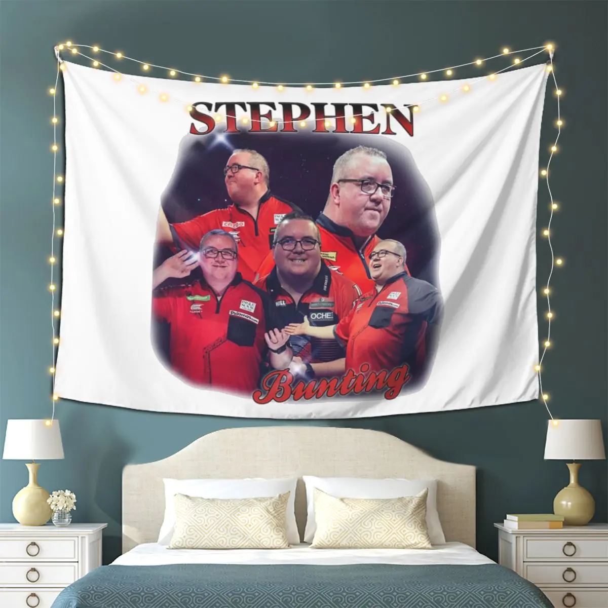 

Stephen Bunting Bootleg Tapestry Wall Hanging Aesthetic Home Decoration Tapestries for Living Room Bedroom