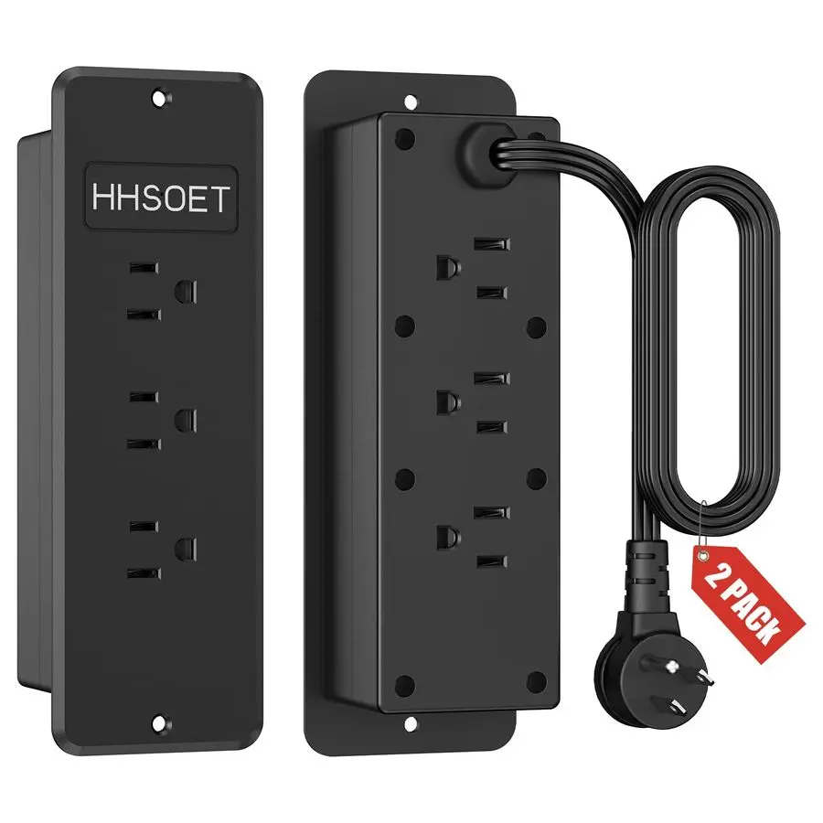 2 Pack Recessed Pow…