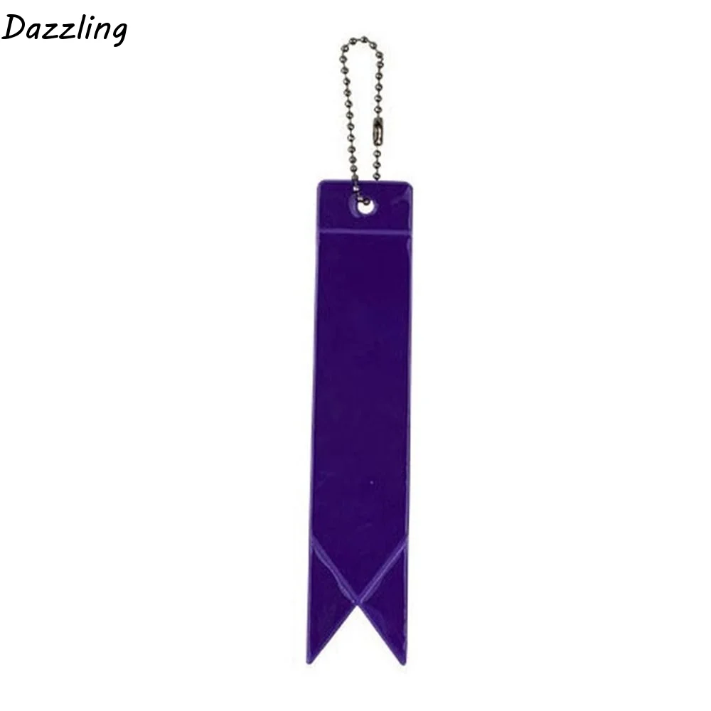 Bag Keychain Ornaments Reflectors Backpack Pendant Reflective Strip Reflective Keychains Car Keyrings Reflective Pendant