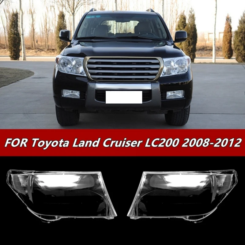 

For Toyota Land Cruiser LC200 2008-2012 Right Headlight Shell Lamp Shade Transparent Lens Cover Headlight Cover Accessories