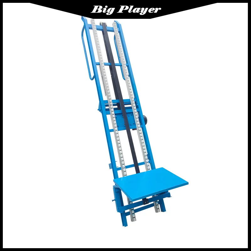 Foldable Loading Hoist Second Floor Elevator for Brick Glass Aluminum Film Handling