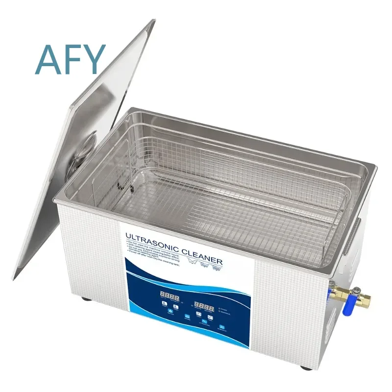 22L Ultrasonic Cleaner Box with Digital Timer Degas Function for Dental Jewelry Tooth Labs Glasses Lab Equipment Cleaning