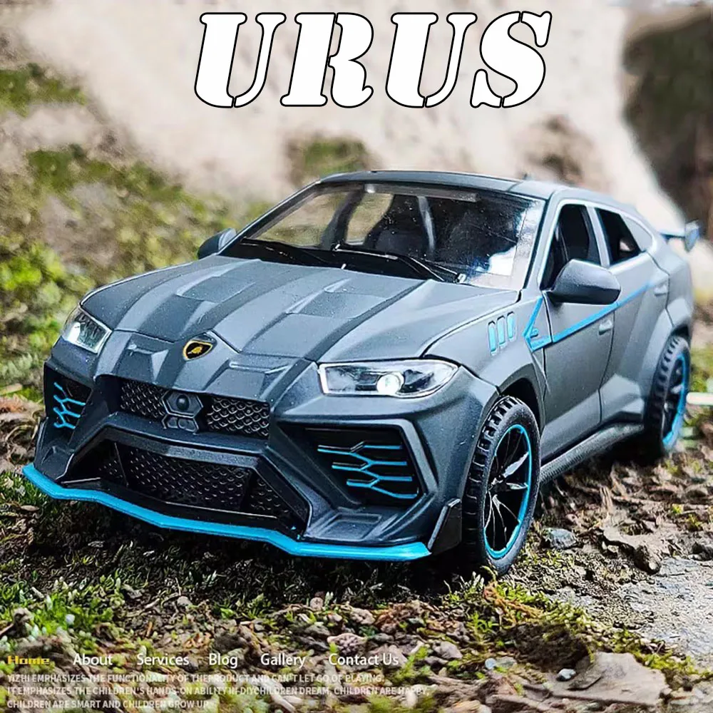 Scala 1:32 URUS SIAN Modello Giocattoli Pressofuso in lega Auto con luce sonora Tirare indietro Pneumatici in gomma Veicoli in metallo Raccolta Hobby Regalo