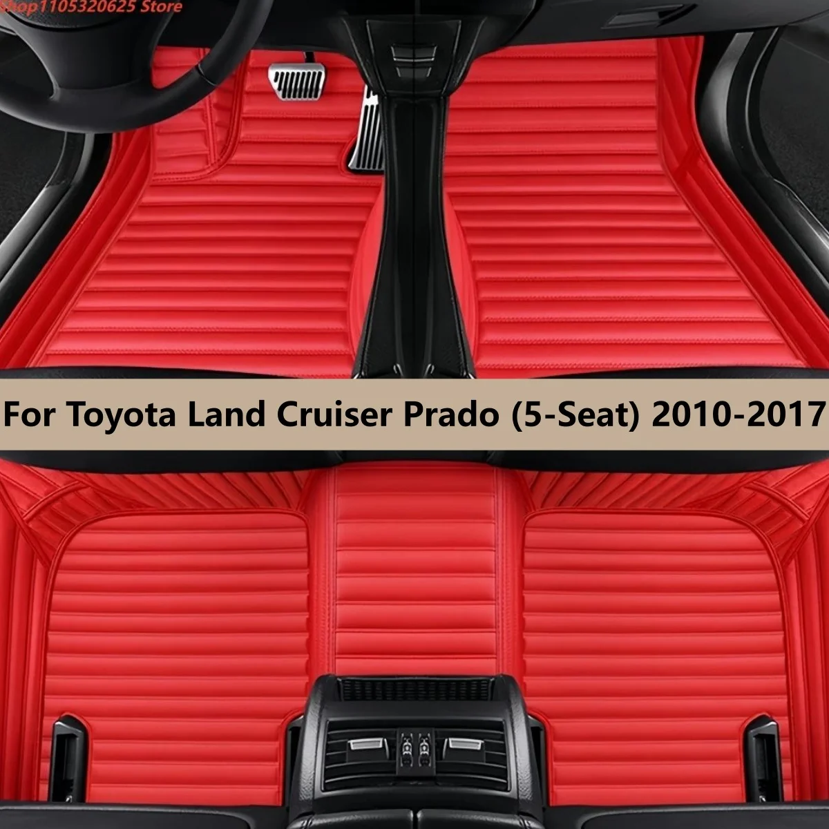 

Автомобильные коврики для Toyota Land Cruiser Prado 5-местный 2010-2017 годов, автоаксессуары для пола автомобиля