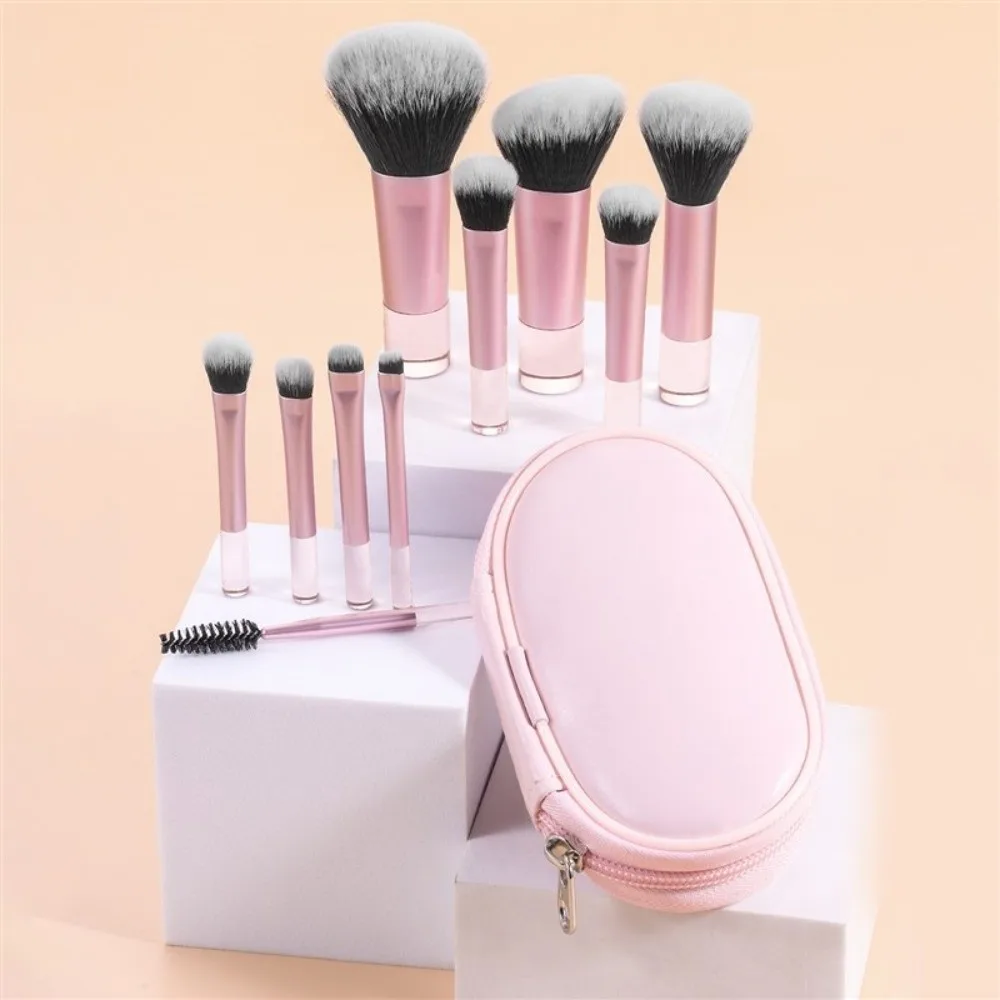 Professional with Bag Mini Makeup Brush Set Makeup Tools Furry Eyeshadow Powder Brush Eye Shadow Soft Cosmetic Brush Set Women