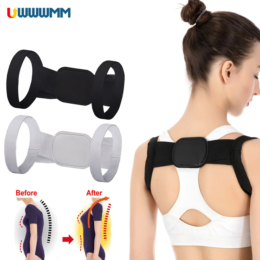 1Pcs Comfy Posture Correction Back Braces Women Men Upper Back Straightener Support Shoulder Brace Hunchback Spine Corrector