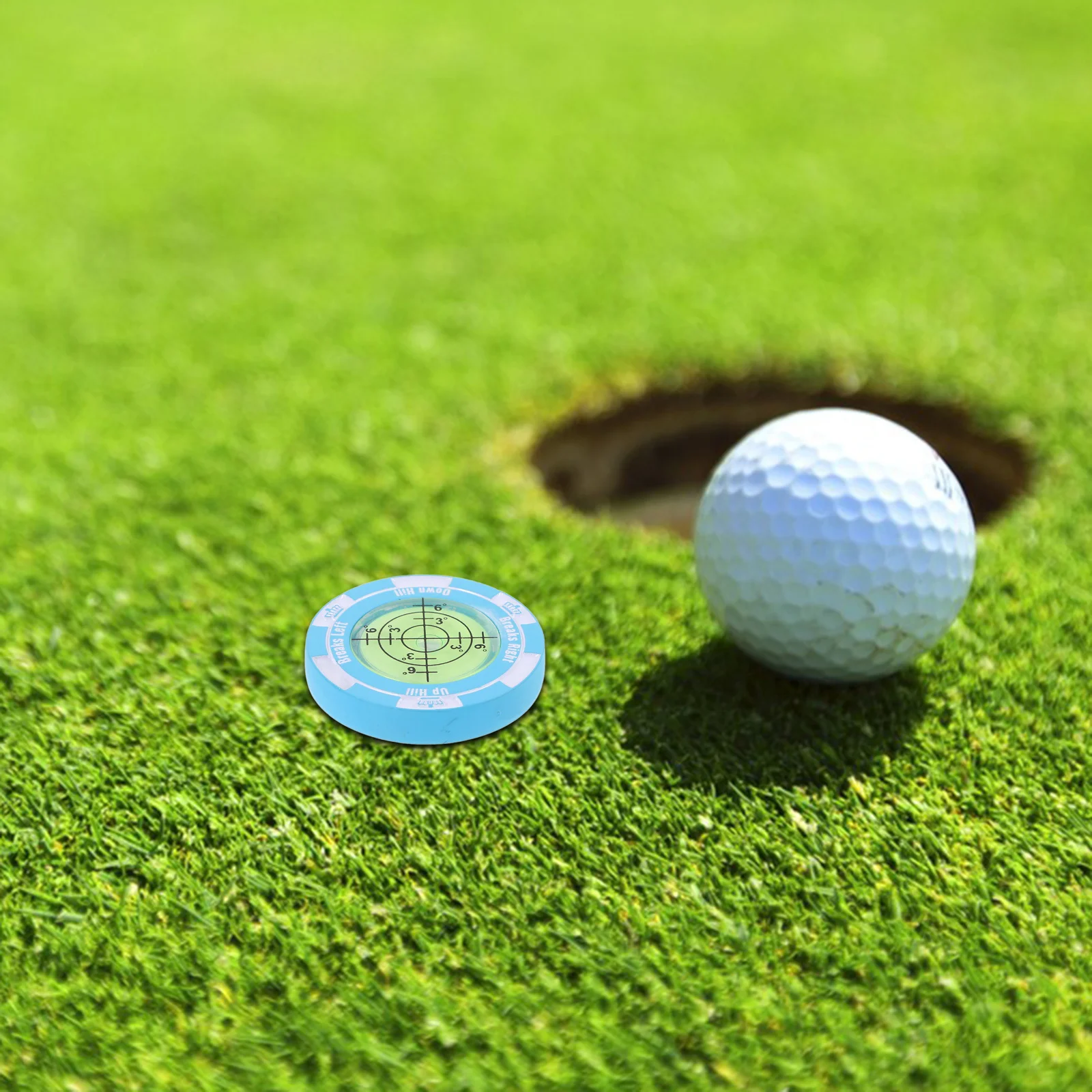 

Golf Ball Marker Zinc Alloy Reusable Durable Exquisite Craftsmanship Practical Golfs Ball Marking Tool Accessories Outdoor