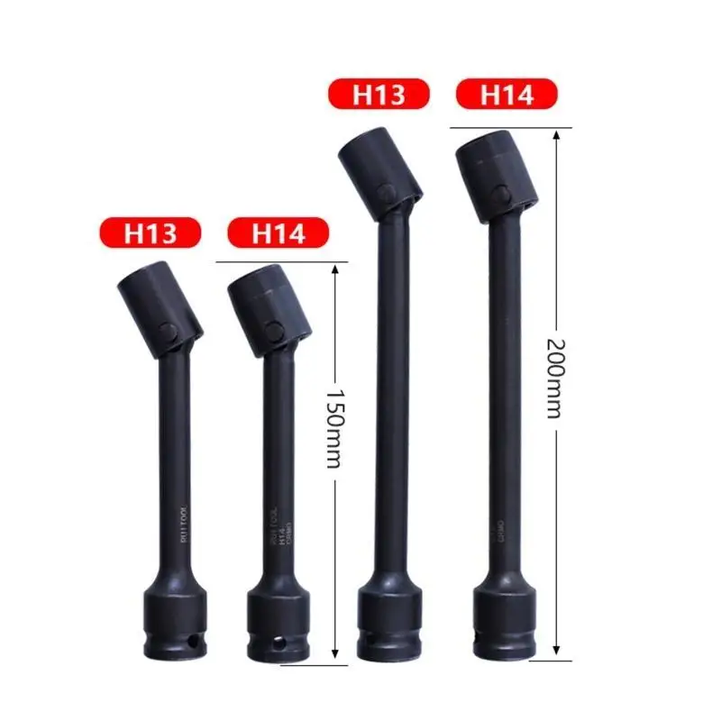 652F 25° Socket Universal Socket for Extra Long Socket Installation Tool Square End Chrome Vanadium Steel for Industr