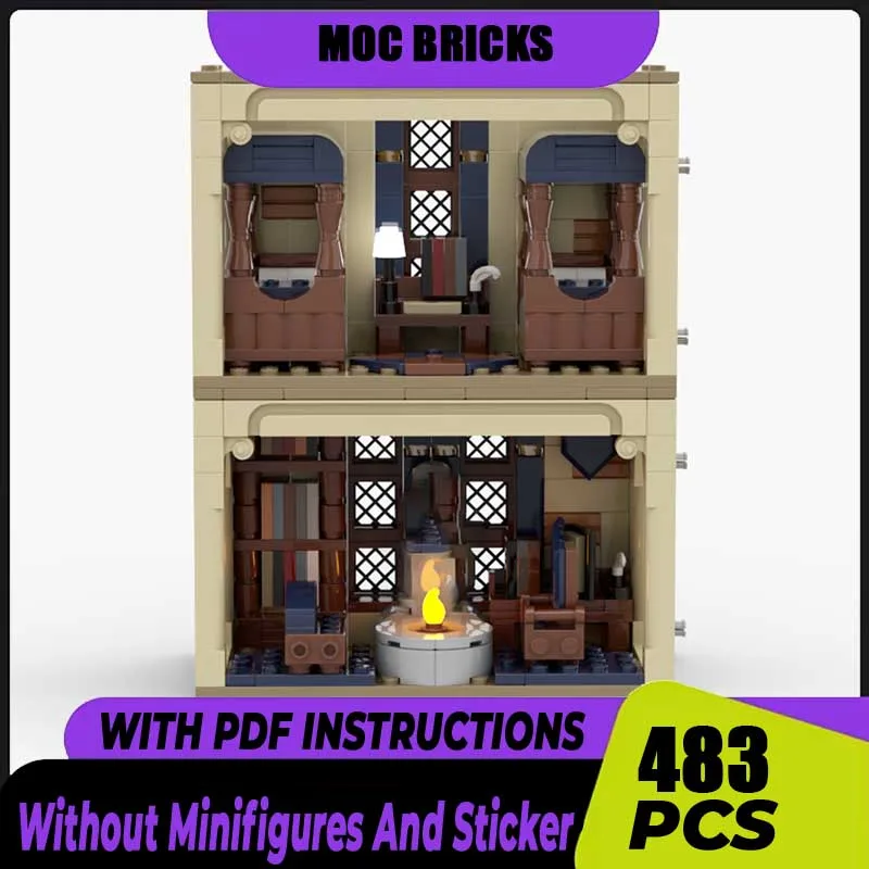 

Popular Movie Model Moc Building Blocks Common Room Set Model Technology Bricks DIY Assembly Toys Construstion Set Gifts