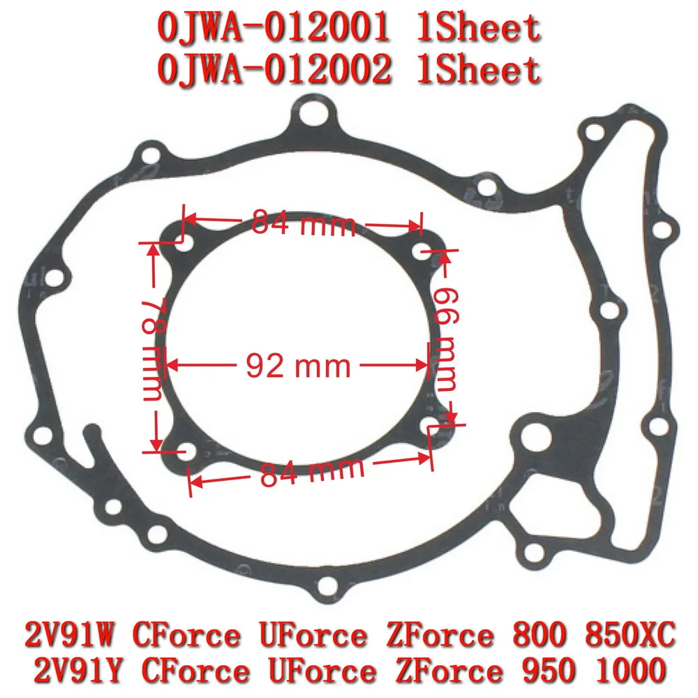 Joint de boîtier CVT, 0JWA-01200A, CF Moto SSV CF1000SU CF1000SZ CF1000US CF1000UTR UTV CF1000UTR CF1000UU CF1000UZ