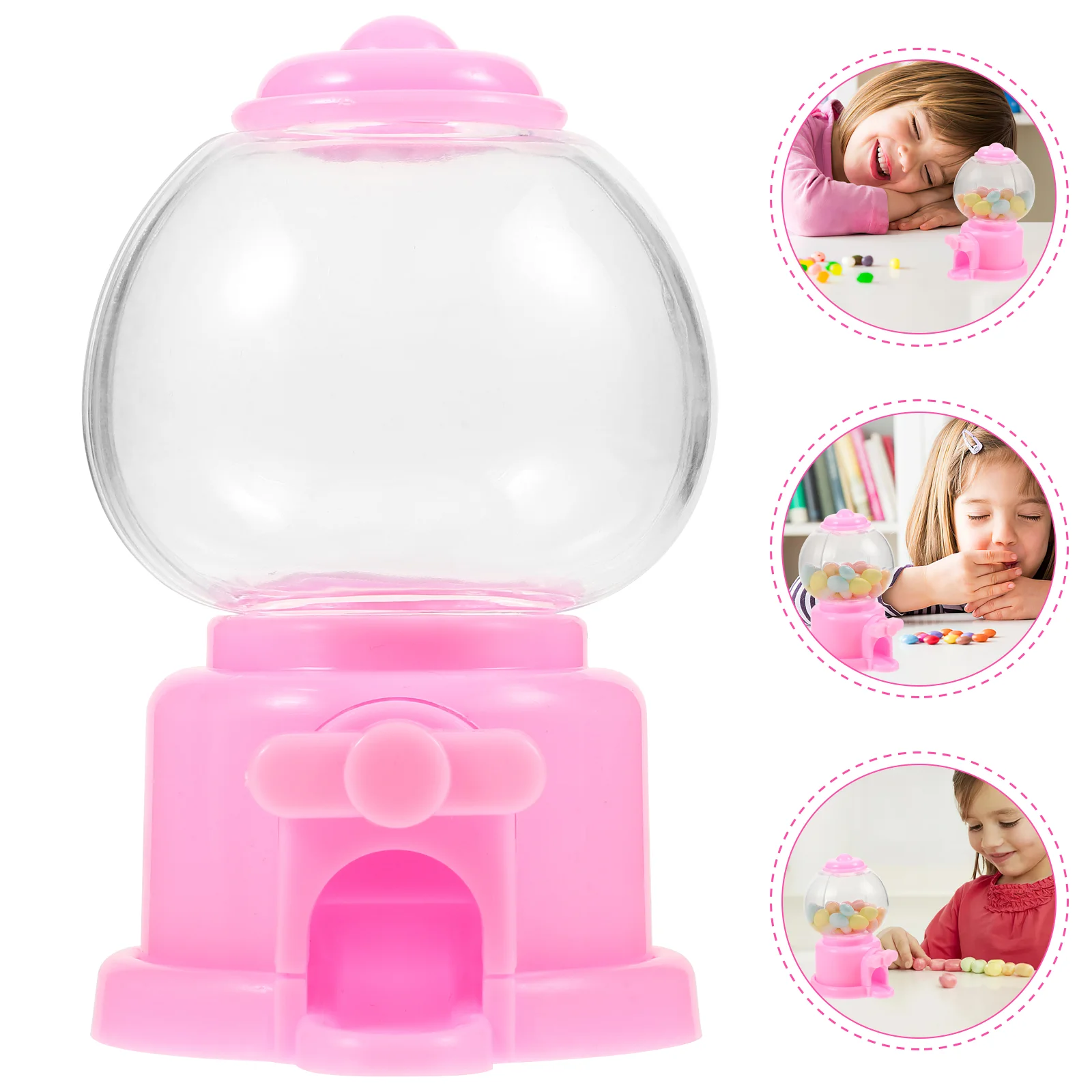 

Candy Machine Child Gum Bubble Bank Plastic Kids Toy Dispenser for Gumballs