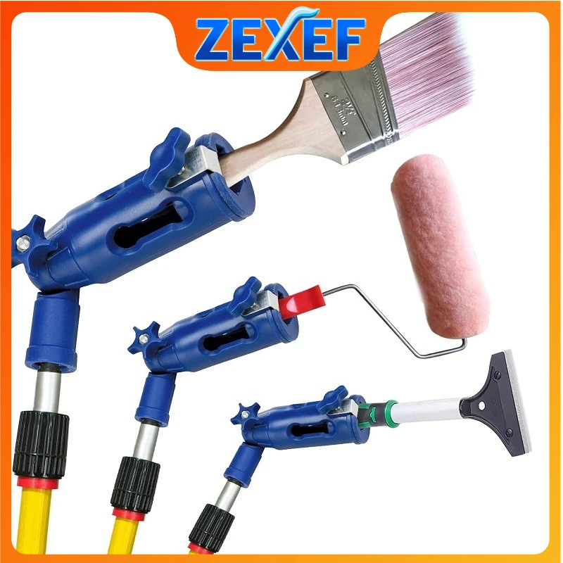 

ZEXEF 1 шт., многоугольный удлинитель кистей для рисования своими руками-инструмент для обрезки красок для стен, высоких потолков, отделки краев и углов