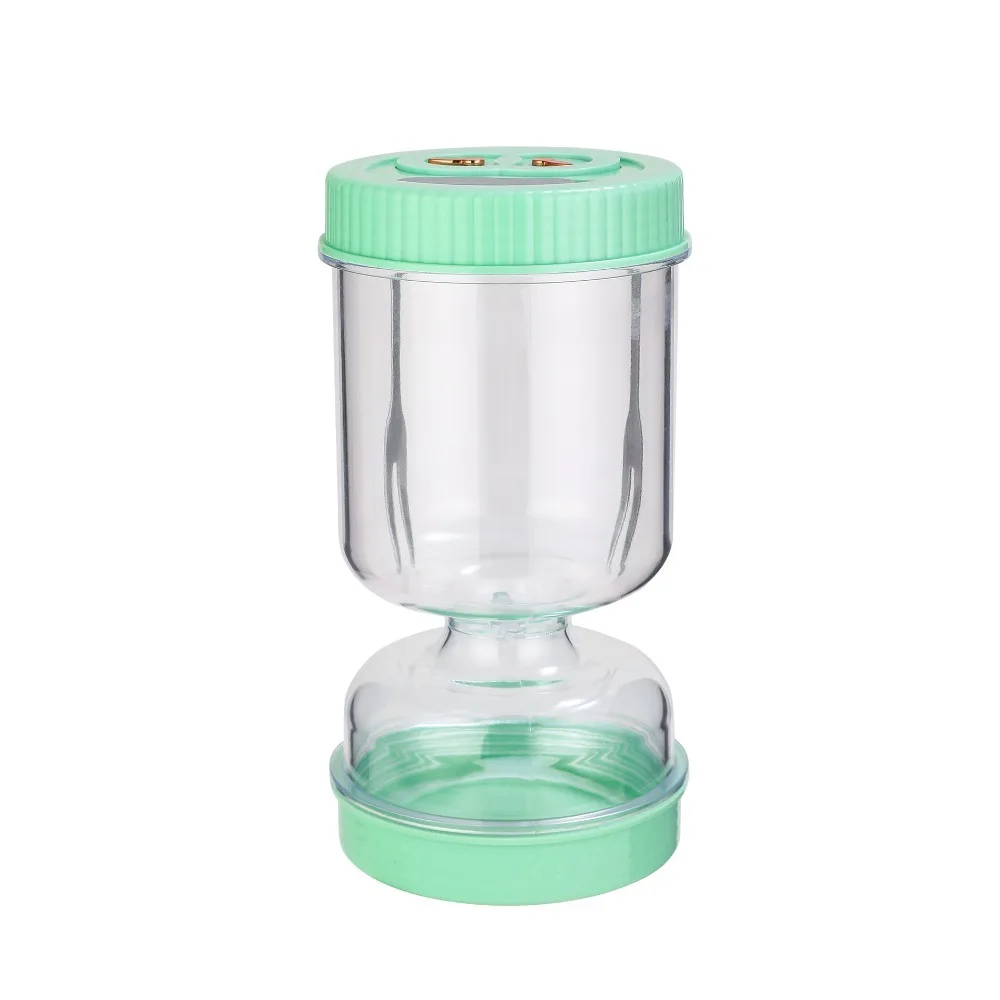 

Hourglass Shape Glass Pickles Jar Leakproof Perforated Pickle Olive Container Explosion-proof Transparent Kimchi Jar