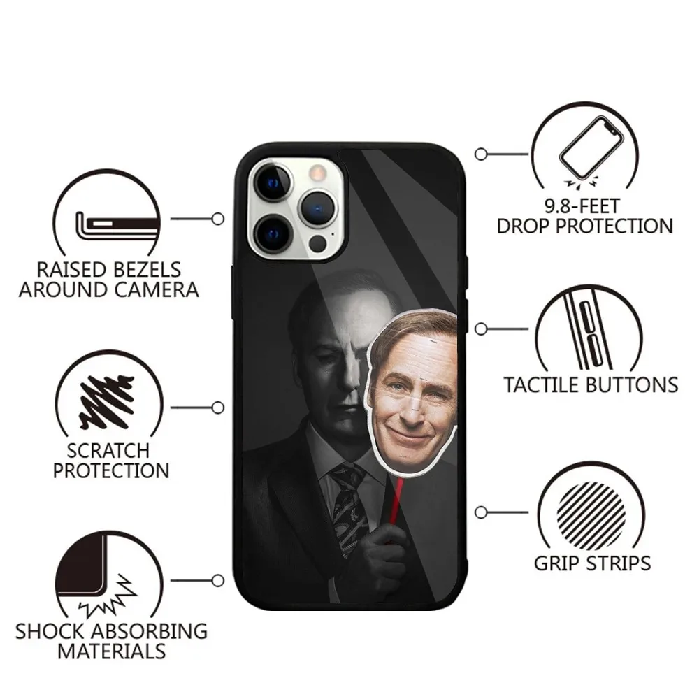 Saul Goodman Better Call Phone Case Strong Magnetic For IPhone 16,15,14,13,Pro,Max,Plus,11,12,Mini For Magsafe Wireless Charging