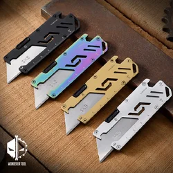 Multifunctional EDC Knife нож канцелярія Cutter Stationery 칼 Portable Unpacking Paper Cutting for Outdoor Home Bottle Opener