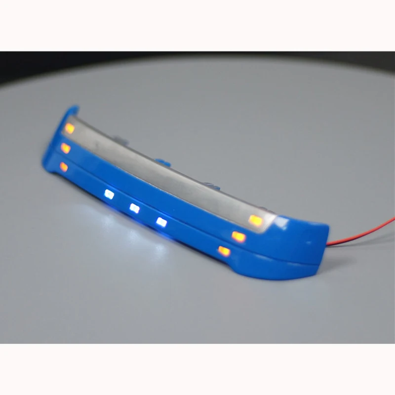 1:14 Bilancia LED Simulazione Visiera parasole Decorazione del tetto per Tamiya RC Camion ribaltabile VOLVO FH16 750 56360 Auto Giocattolo fai da te