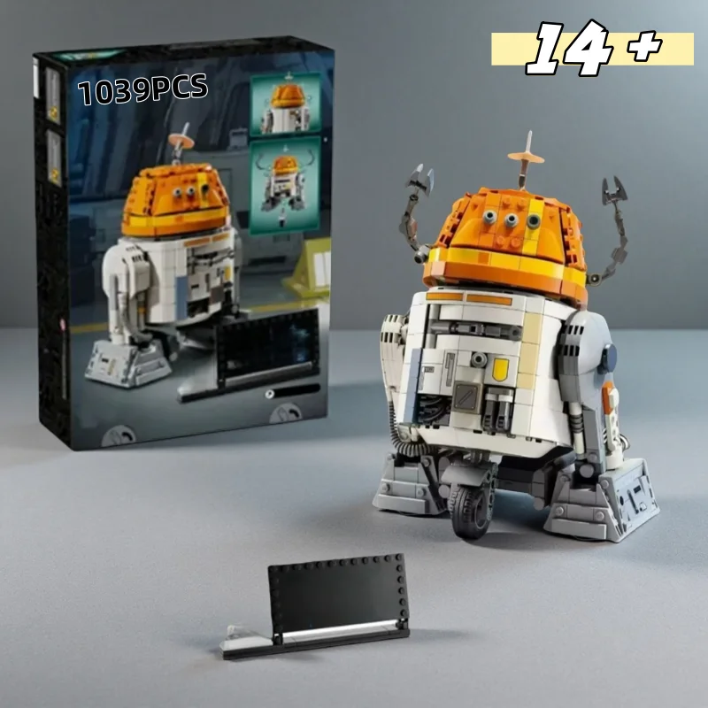 

NEW 1039PCS C1-10P Chopper Robot Building Blocks Model Assembly Bricks Home Decor Ornament Toys Kids Christmas Birthday Gifts