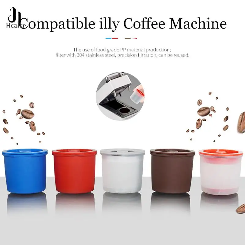 Kitchen Reusable Coffee Filter Iperespresso Capsule Refillable Coffee Capsulone Cup Compatible Illy Machines Refill Coffee Filte