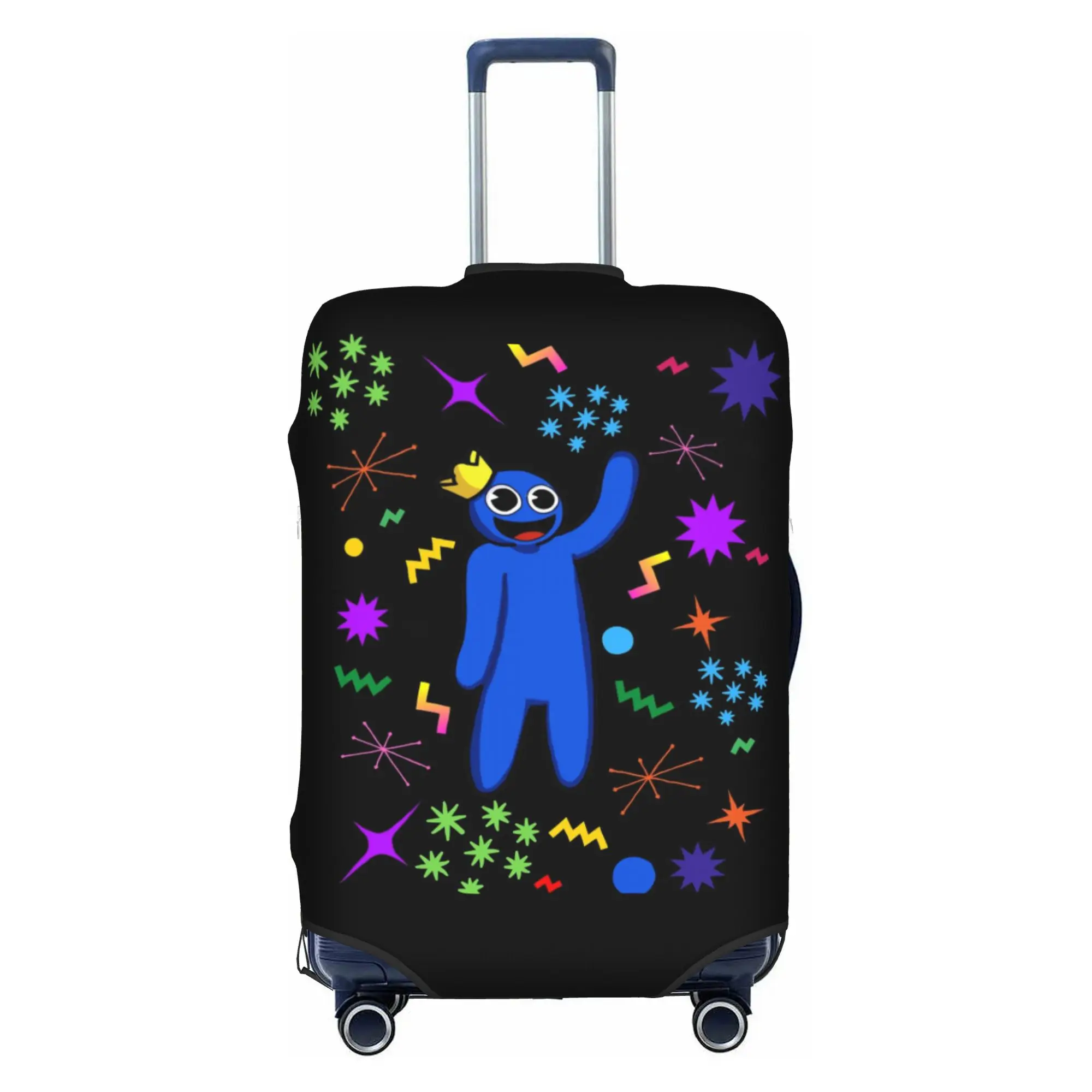Rainbows Friends Anime  Luggage Cover Protector Cute Cartoon Game  Travel Suitcase Protective Cover for 18-32 Inch