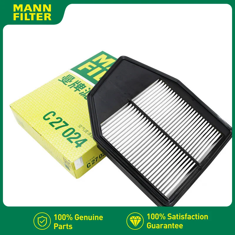 Filtro de Aire MANNFILTER C27024 para Honda Accord VIII 2007-2013 2.4L Gen 8th, para Honda Crosstour 2.4L, Reemplaza 17220-R40-A00