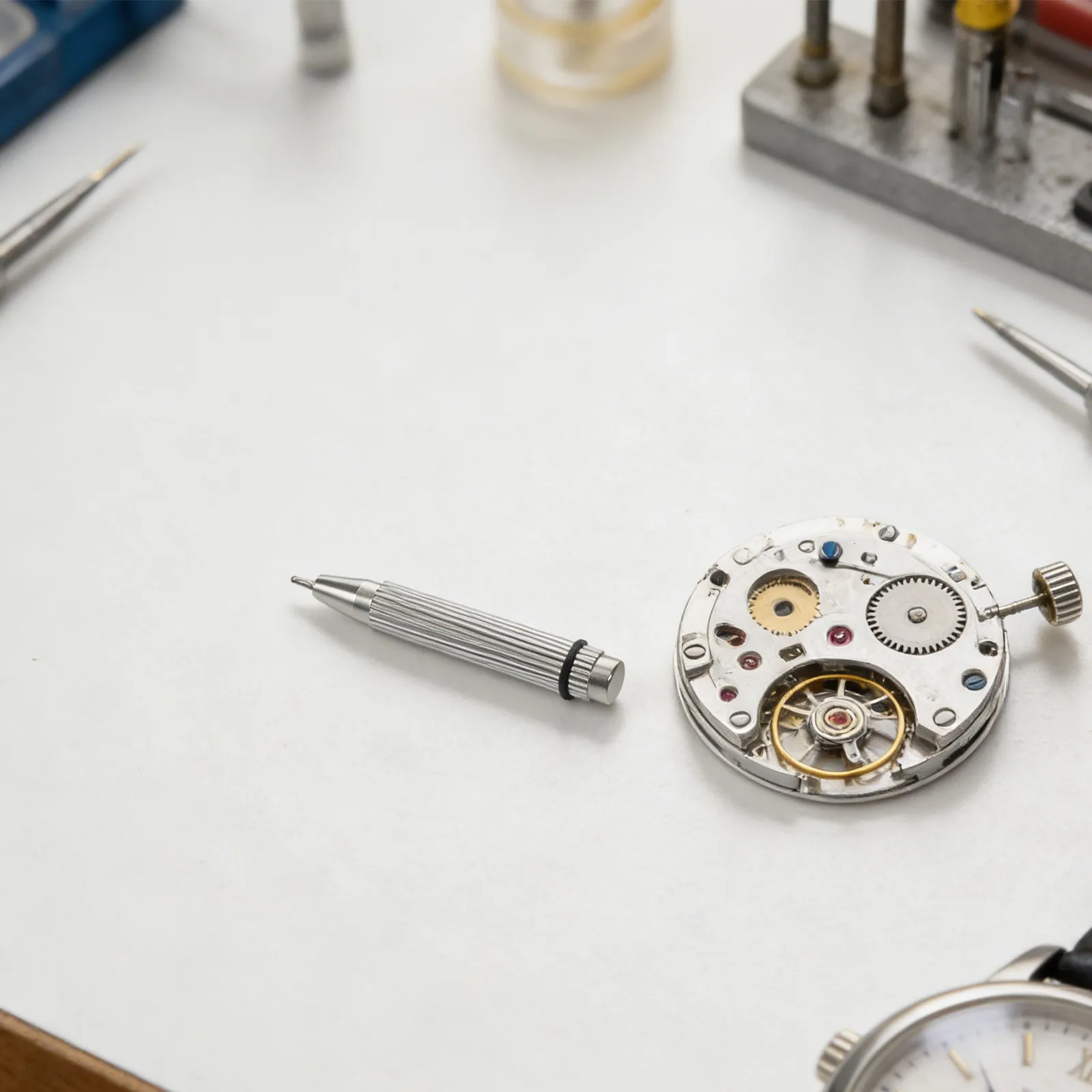 Watch Hand Setting Pusher Steel Precise Pen Style Calendar Date Wheel Adjustment Tool for Wristwatch Pocket Repair Tool