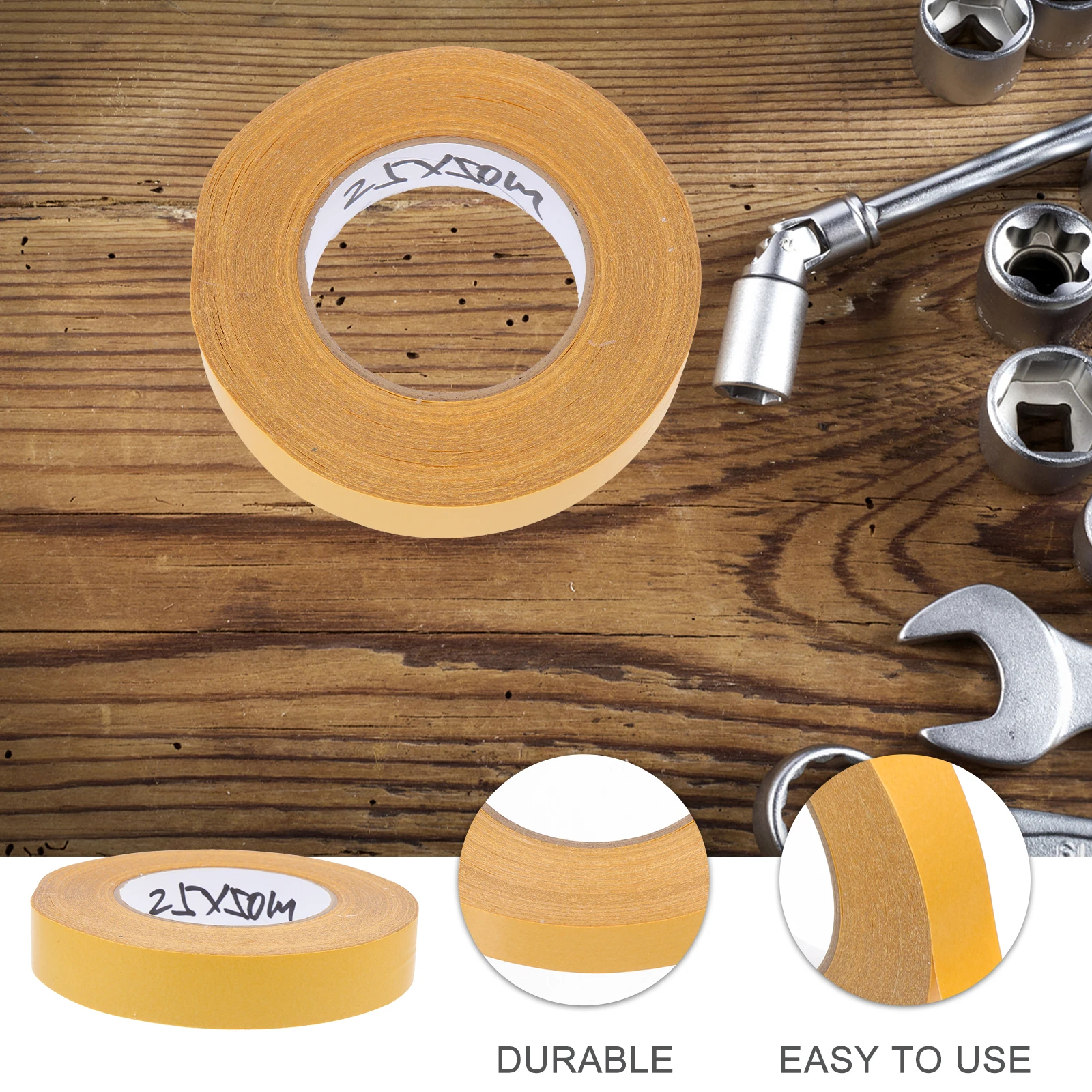

Double Sided Grid Tape Strong Adhesive Fabric Sticky Long Lasting Packaging Bundling Shipping Carton Sealing Moving Strapping