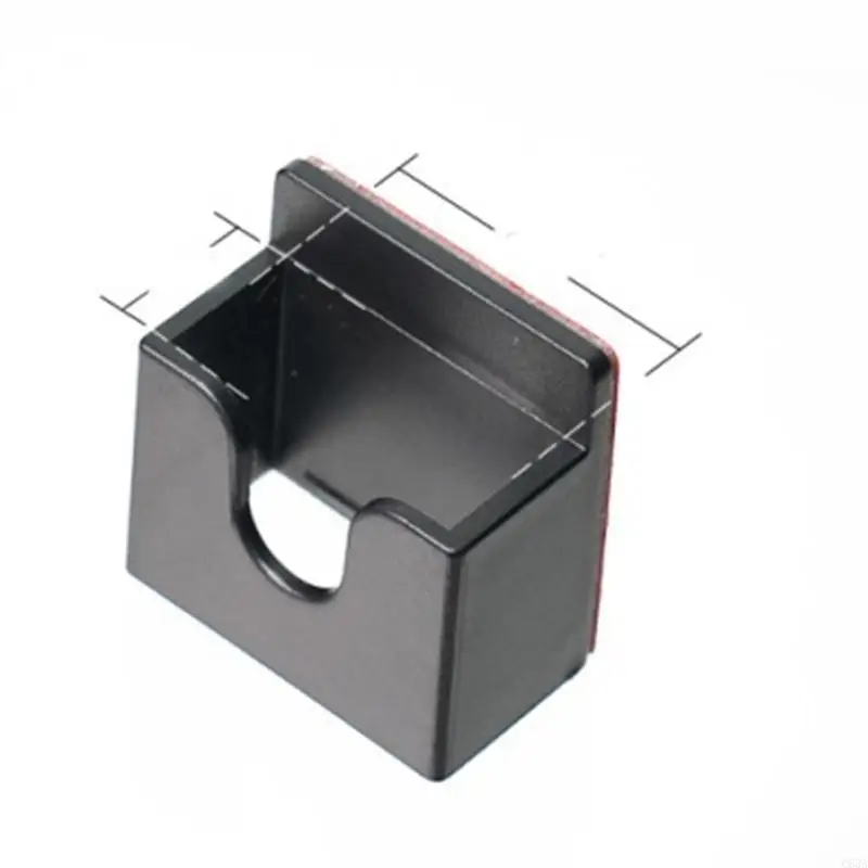 

C63A Adhesive Back Rack Universal Rack Versatile Mount Secure Storage Solution Plastic Brackets Plastic for Walkies Talkies