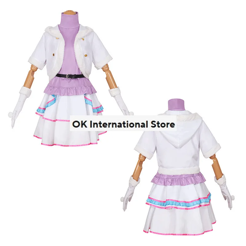 Anime LoveLive Snow Halation EliAyase Sonoda Umi Kotori Minami Maki Nishikino Cosplay Costume Love Live μ'S Snow Lolita Dress