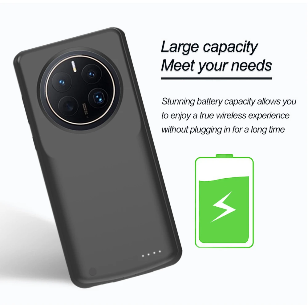 Backup Power Bank Case For Huawei Mate 50 Pro Mate 50E Battery Cases 6800mAh Portable Charger External Battery Powerbank Cover image 4