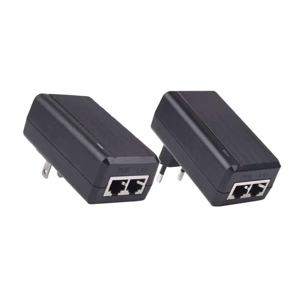 Imagem -02 - Poe Injector 1000mbps para Câmera ip de Cctv Fonte de Alimentação Adaptador Ethernet 15v 1a 24v 1a 48v 5a eu e Nós Plug