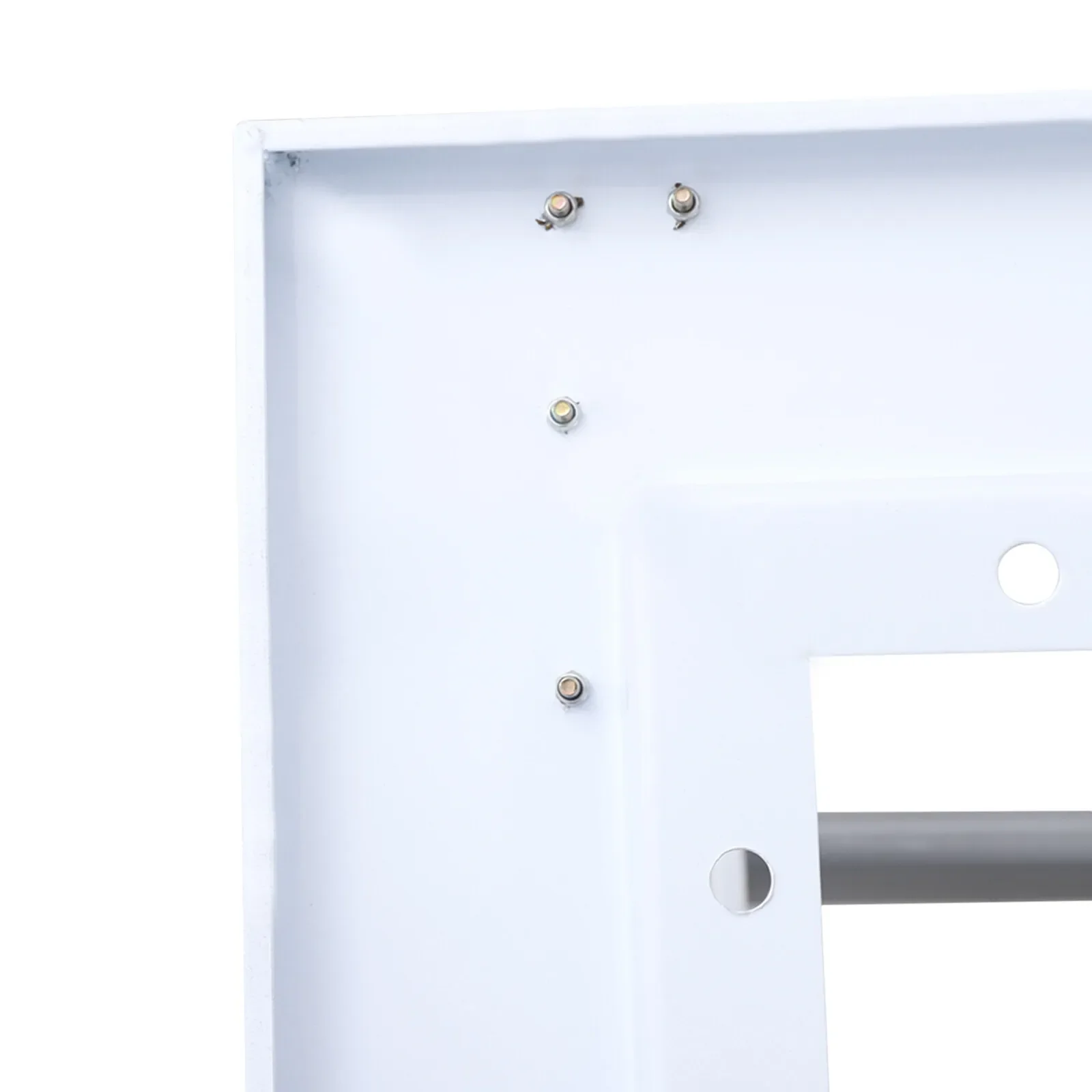 سلم عطلي قابل للطي بـ 12 خطوة مع درابزين أمان - شديد التحمل، للأسقف بطول 10 أقدام، موفر للمساحة على الحائط (600 × 700 × 300 سم)