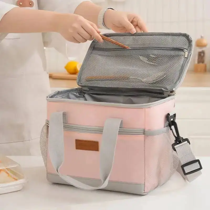 

Офисный работник, ланч-бокс, сумка, изолированная сумка Bento, уличный рюкзак для ужина, хорошее качество, креативная ручная сумка для обеда с открытой крышкой