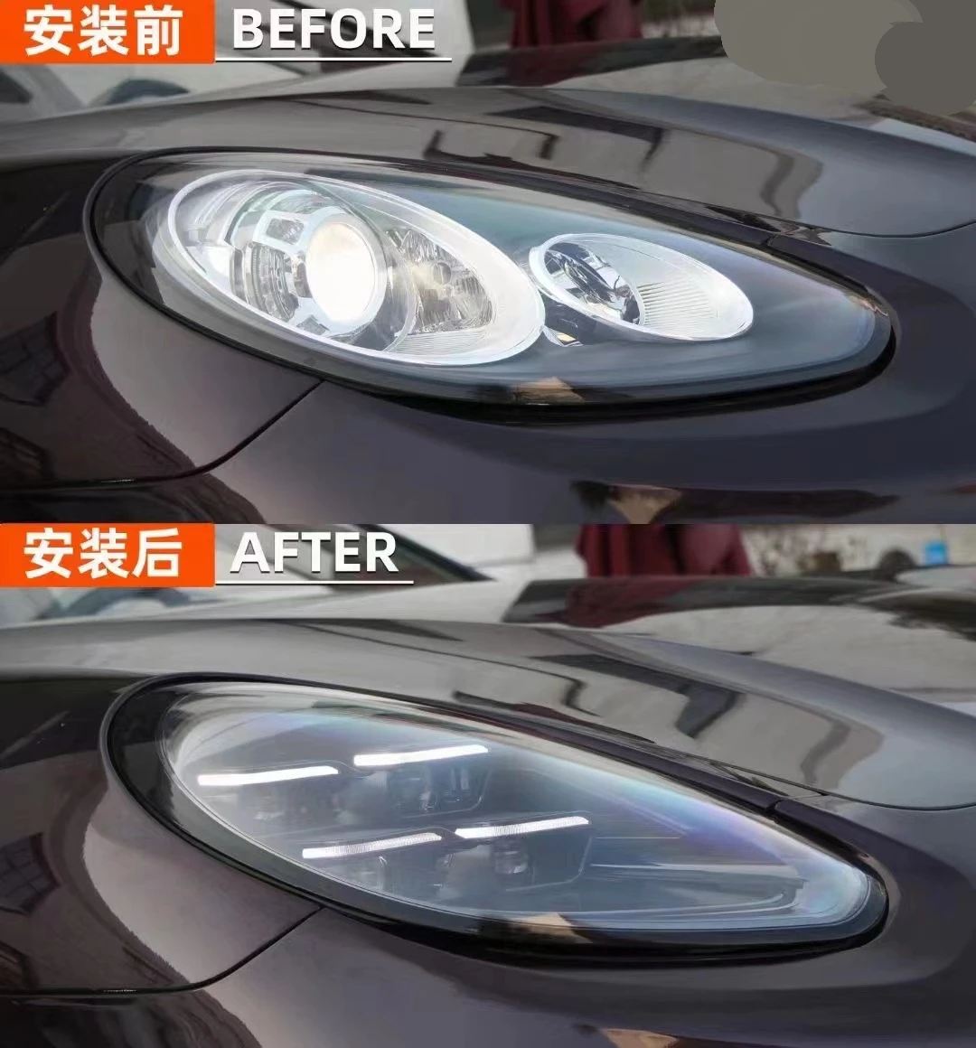 2024 PDLS Versão Matriz LED Farol para Porsche Panamera 2011-2017 Atualização Lâmpada Frontal Luz Do Carro